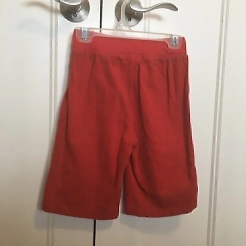 Boys size 7 Carters red sweat shorts